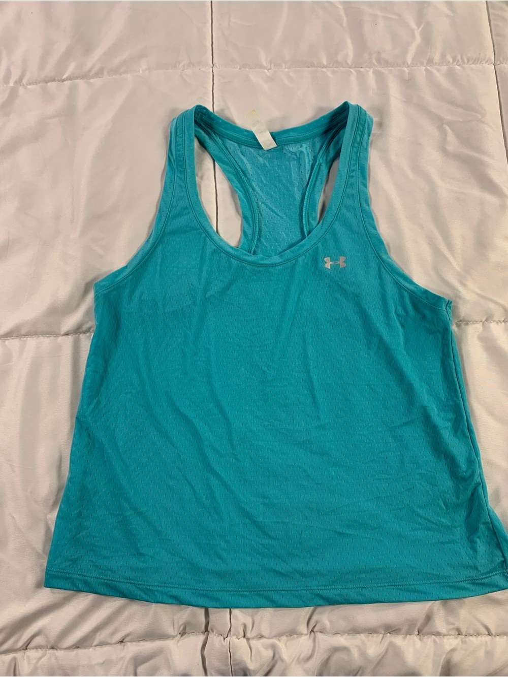 Pre loved Under Armour Women's Aqua Racerback Performance Tank